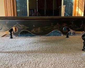 Ebony Chinoiserie Cocktail Table. Measures 36" x 55" x 20" H. Photo 1 of 4.
