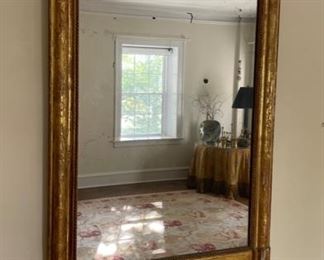 Antique Louis Philippe Mirror. Measures 41" W x 58" H.