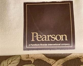 Pearson Three-Seat Sofa upholstered in Travers Fabric. Measures 84" W x 34" D. Photo 4 of 4.