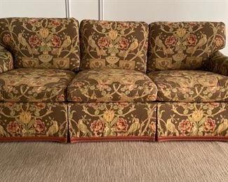 Pearson Three-Seat Sofa upholstered in Travers Fabric. Measures 84" W x 34" D. Photo 1 of 4.
