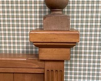 Pine Banquet, Dining Table and Bench Set. Table Measures 78” W x 46” D x 29.5” H. Banquet Measures 90” W x 23” D x 54” H. Bench Measures 62” W x 14” D. Photo 4 of 4.