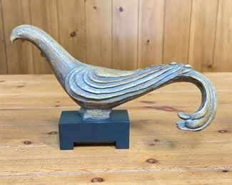Carved Wood Bird. Measures 20” W x 12” H. Photo 2 of 3.