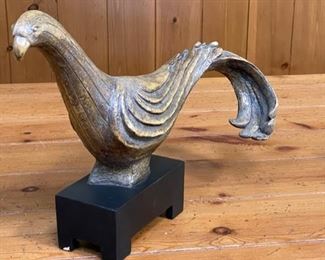Carved Wood Bird. Measures 20” W x 12” H. Photo 1 of 3.