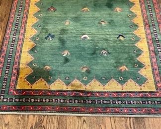 Vintage Persian Rug. Measures 4’ x 5’ 11”. Photo 1 of 3.