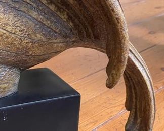 Carved Wood Bird. Measures 14” W x 17” H. Photo 2 of 3.