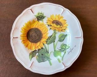 Set of 10 GTB Ceramic Dishwasher & Microwave Safe Dinner Plates. Photo 1 of 2.