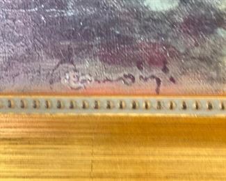 Oil Painting signed by Artist. Photo 2 of 2.