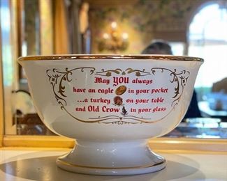 "May You Always Have An Eagle...Punch Bowl."