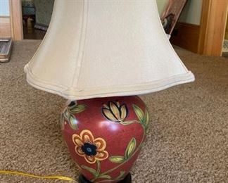 Painted Table Lamp.