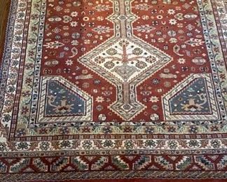 Vintage Persian Rug. Measures 4' x 6'. Photo 1 of 3.