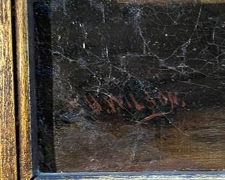 Cow Oil Painting. Measures 16" x 18". Photo 2 of 2.