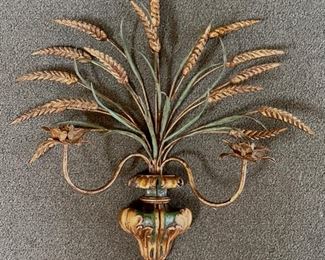 Sheaf of Wheat Wall-Mounted Wood Carving.
