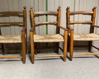 Cane Seat Ladderback Child's Chair - 3 Available.