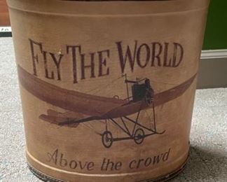 Fly The World Above The Crowd Waste Paper Basket.