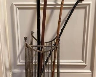 Brass Umbrella Stand.