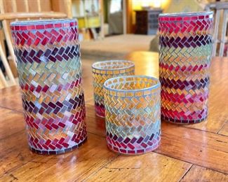 Set of 4 Candleholders.