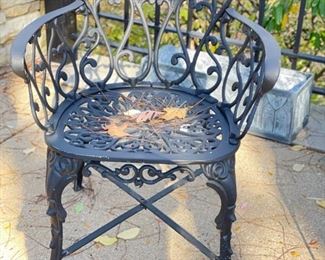 Wrought Iron Arm Chair.