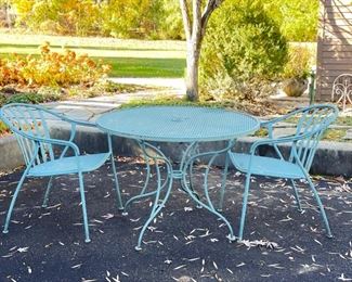 Vintage Dining Table & 2 Chair Set.