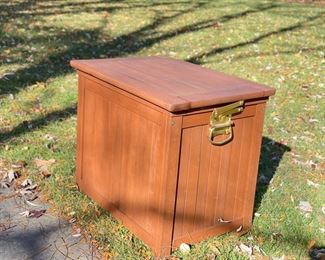 Teak Cooler. Photo 2 of 2.
