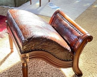 Leather Footrest. Photo 1 of 3.