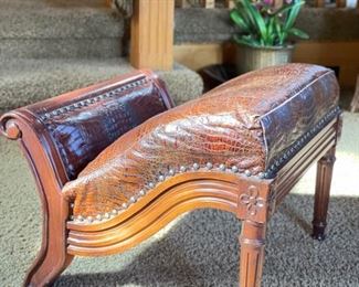 Leather Footrest. Photo 3 of 3.