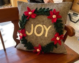 Christmas Joy Pillow.