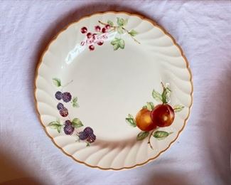 International Tableworks China - 20 Dinner Plates, 13 Salad Plates, 12 Soup, 5 Coffee & 8 Saucers plus 5 Serving Pieces.