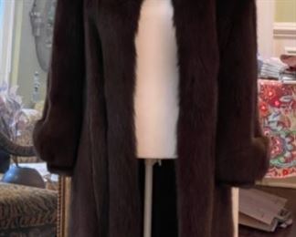Full Length Mink Coat.