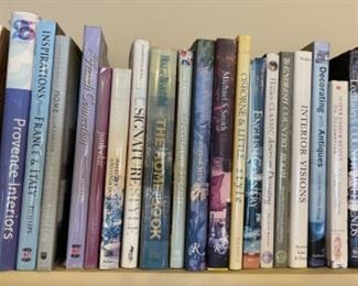 Sample of Home Decorating Books.