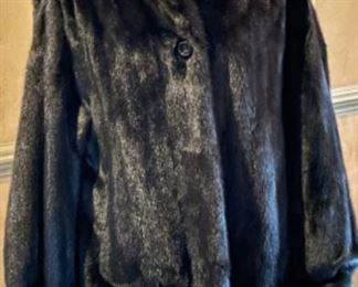 Short Mink Coat.