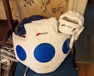 Martial Arts Head Gear & Chest Pads