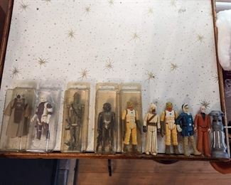 1970's & 1980's Star Wars Bounty Hunter Figurines