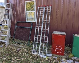 Ladders, Loading Ramps, Fence Gate, Metal Cabinets