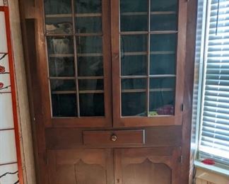Antique Corner Cabinet