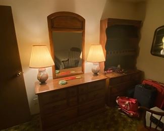 Ladies dresser and breakfront