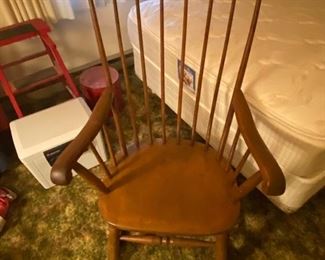 Hard rock maple rocker