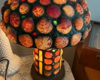 A shell lamp