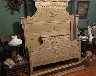 vintage bed headboard 