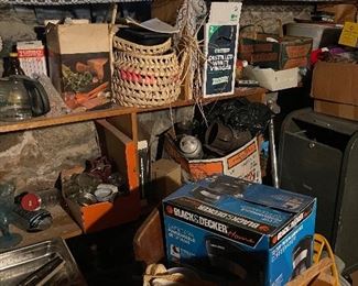 lots of treasures to find in the basement 