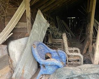 lots of picker items in the barns 