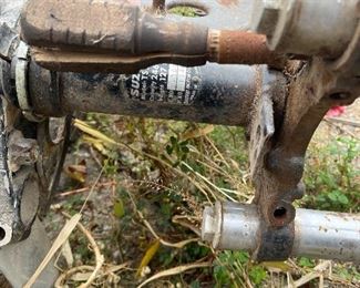 Suzuki motorcycle frame and parts  