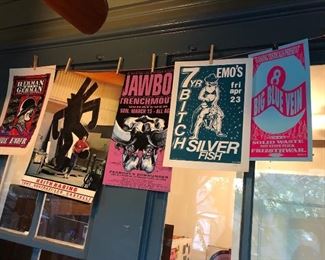 Music posters - many austin bands