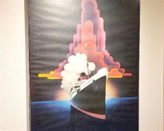 Queen Mary Tour Long Beach  poster $175 or bid #34