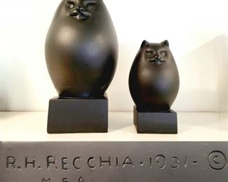 PERSIAN CAT replicas by RICHARD RECCHIA 
18 inch $165 or bid #15
12 inch $125 or bid #16