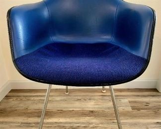 Eames Herman Miller 1975 fiberglass shell arm chair $395 or bid #13