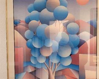 David Meyers "TREESCAPE EVENING" $115 or bid #59