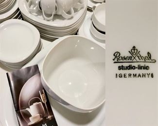 Rosenthal Studio-Line porcelain dinnerware $250 or bid #58