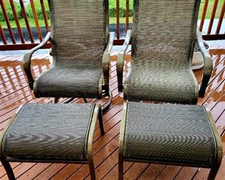 4-pc Patio Loungers $160 or bid #70