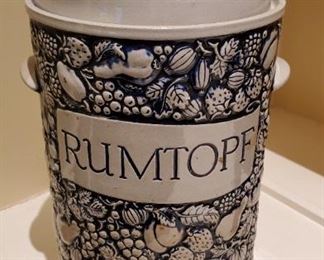 Fun Rumtopf cannister. An old family tradition.