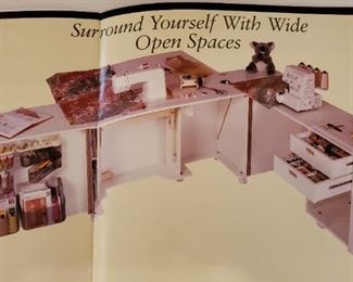 Koala Cabinets. Quilters desk. A must have. This is a photo of it in the brochure that came with it